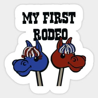 First Rodeo Sticker